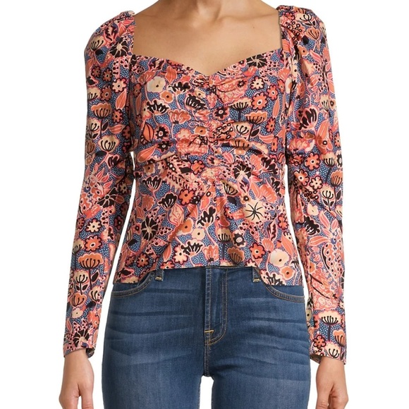 A.L.C. chandler puff sleeve top - Picture 3 of 4